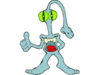 Sticker Custom Preview Image #113312 Science Fiction Space Alien038