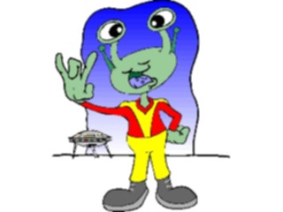 Sticker Custom Preview Image #113313 Science Fiction Space Alien039