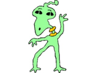Sticker Custom Preview Image #113319 Science Fiction Space Alien045