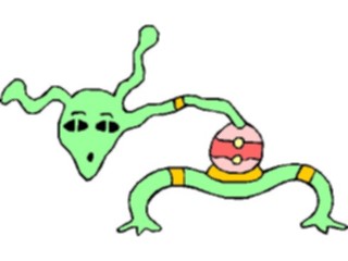 Sticker Custom Preview Image #113326 Science Fiction Space Alien052