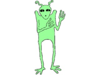 Sticker Custom Preview Image #113343 Science Fiction Space Alien069