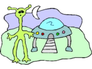 Sticker Custom Preview Image #113352 Science Fiction Space Alien078