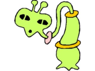 Sticker Custom Preview Image #113361 Science Fiction Space Alien087