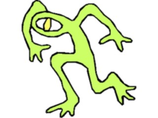 Sticker Custom Preview Image #113367 Science Fiction Space Alien093
