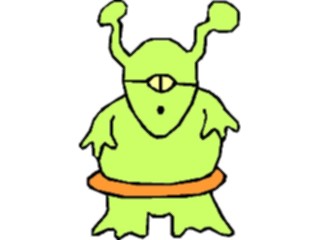 Sticker Custom Preview Image #113368 Science Fiction Space Alien094