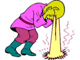 Sticker Custom Preview Image #113441 Science Fiction Space Alien Burning