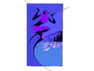 Sticker Custom Preview Image #113443 Science Fiction Space Alien Dancer