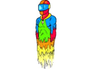 Sticker Custom Preview Image #113446 Science Fiction Space Alien Disintegrate