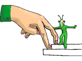 Sticker Custom Preview Image #113459 Science Fiction Space Alienon Steps