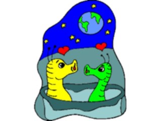 Sticker Custom Preview Image #113493 Science Fiction Space Aliensin Love1