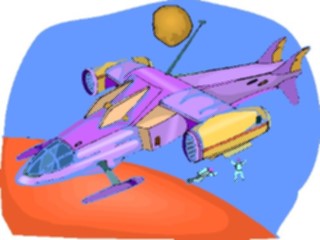 Sticker Custom Preview Image #113587 Science Fiction Space Ship49