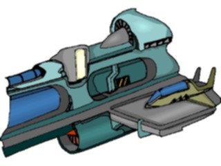 Sticker Custom Preview Image #113588 Science Fiction Space Ship50