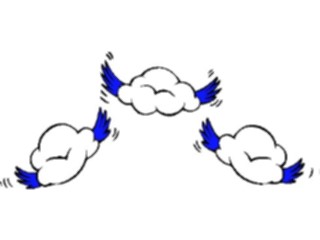 Sticker Custom Preview Image #114153 Seasons Weather Clouds Storms Cloudswith Wings