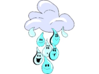 Sticker Custom Preview Image #114289 Seasons Weather Clouds Storms Rain Drops Smiling