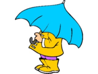 Sticker Custom Preview Image #114377 Seasons Weather Other Kidwith Umbrella1