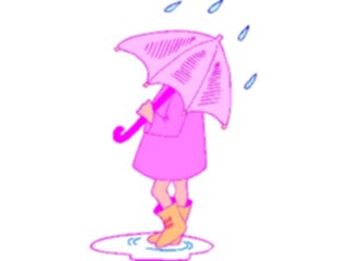 Sticker Custom Preview Image #114378 Seasons Weather Other Kidwith Umbrella2