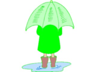 Sticker Custom Preview Image #114381 Seasons Weather Other Kidwith Umbrella5