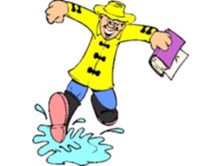 Sticker Custom Preview Image #114401 Seasons Weather Other Splashingin Puddle