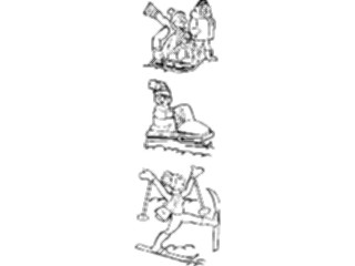 Sticker Custom Preview Image #114934 Seasons Weather Winter Cabin Fever Figures