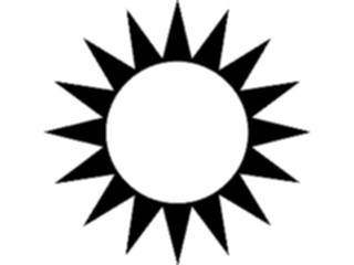 Sticker Custom Preview Image #116431 Shapes Simple Sun17