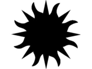 Sticker Custom Preview Image #116458 Shapes Simple Sun44