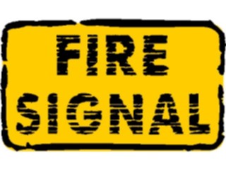 Sticker Custom Preview Image #116935 Signs Brush Stroke Fire Signal