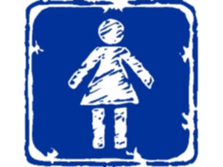 Sticker Custom Preview Image #117069 Signs Brush Stroke Women1