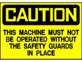 Sticker Custom Preview Image #117121 Signs Caution Signs Safety Guards1