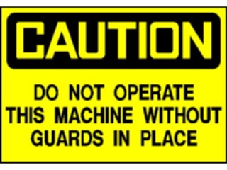Sticker Custom Preview Image #117122 Signs Caution Signs Safety Guards2