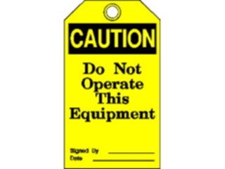 Sticker Custom Preview Image #117142 Signs Caution Tags Dont Operate1