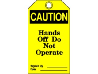 Sticker Custom Preview Image #117143 Signs Caution Tags Dont Operate2