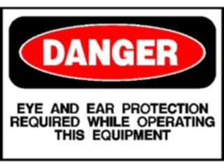 Sticker Custom Preview Image #117189 Signs Danger Signs Eye Ear Protection2