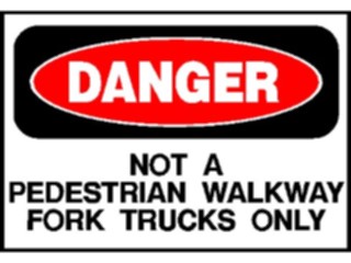Sticker Custom Preview Image #117195 Signs Danger Signs Fork Trucks