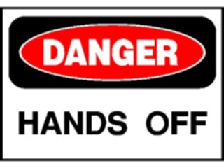 Sticker Custom Preview Image #117200 Signs Danger Signs Hands Off