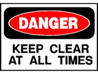 Sticker Custom Preview Image #117212 Signs Danger Signs Keep Clear