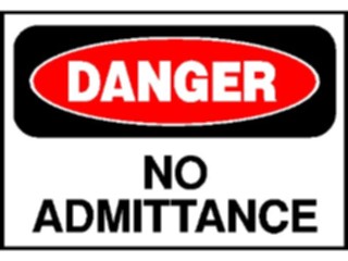 Sticker Custom Preview Image #117225 Signs Danger Signs No Admittance