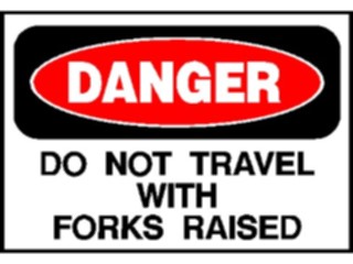 Sticker Custom Preview Image #117227 Signs Danger Signs No Raised Forks