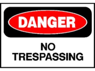 Sticker Custom Preview Image #117229 Signs Danger Signs No Trespassing