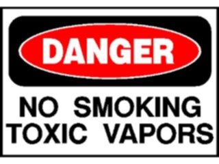 Sticker Custom Preview Image #117247 Signs Danger Signs Toxic Vapors