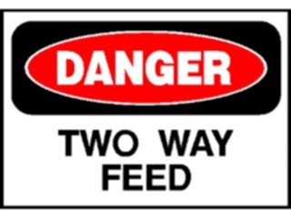 Sticker Custom Preview Image #117248 Signs Danger Signs Two Way Feed