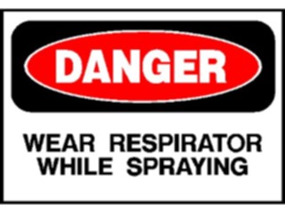 Sticker Custom Preview Image #117253 Signs Danger Signs Wear Respirator