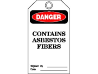 Sticker Custom Preview Image #117256 Signs Danger Tags Asbestos