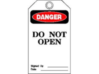 Sticker Custom Preview Image #117264 Signs Danger Tags Dont Open