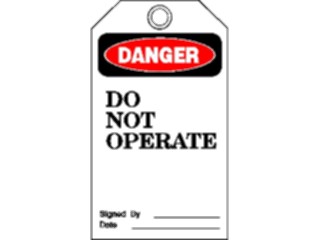 Sticker Custom Preview Image #117266 Signs Danger Tags Dont Operate1