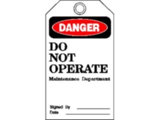 Sticker Custom Preview Image #117269 Signs Danger Tags Dont Operate4