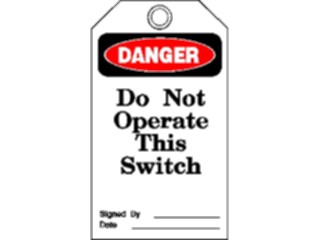Sticker Custom Preview Image #117270 Signs Danger Tags Dont Operate5