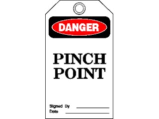 Sticker Custom Preview Image #117296 Signs Danger Tags Pinch Point