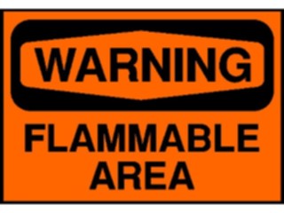 Sticker Custom Preview Image #117418 Signs Fire Signs Flammable Area