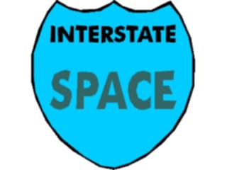 Sticker Custom Preview Image #117591 Signs Humorous Interstate Space