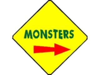 Sticker Custom Preview Image #117595 Signs Humorous Monsters1